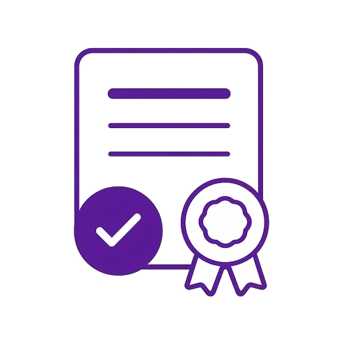Icono de certificación y práctica profesional en musicoterapia